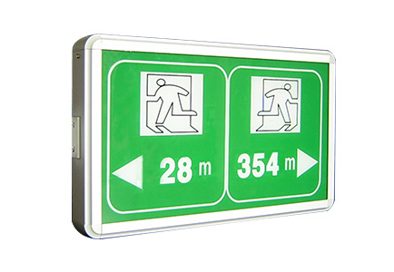 Evacuation indication sign